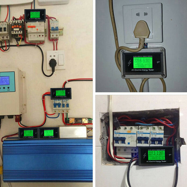 3Kkw Digital Voltage Phone App Ac Meters Indicator Power Energy Voltmeter A Z8X9