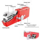 Portable Household Mini Hand Sewing Machine Quick Stitch Sew Needlework Cor