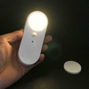 Magnetic Base LED Sensor Night Light 3 Modes USB Rechargeable Wall Lamp