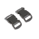 20pcs Black Buckle Contoured Side Quick Release for Paracord Bracelet 10mm