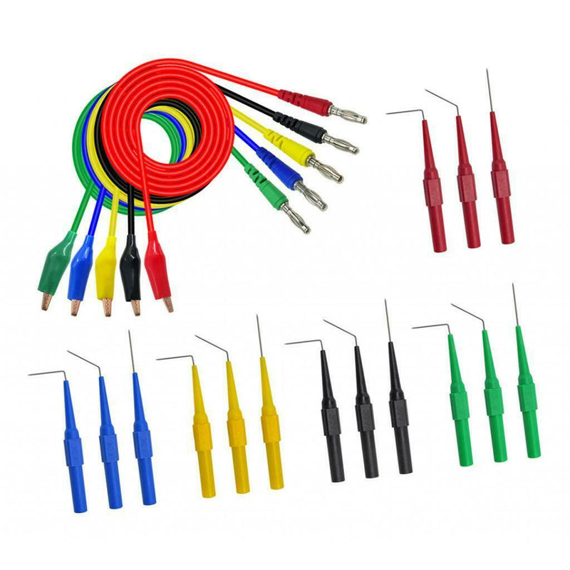 4 Mm Multimeter Banana Plug With Crocodile Clip Test Cable