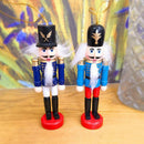 6pcs 12.5cm Nutcracker Puppet Christmas Ornaments Desktop Decoration Cartoons
