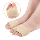 2pcs Hallux Valgus Toe Bandages Separators Thumb Straightener (M/L)(Beige)