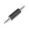 2x 3.5mm stereo male to male jack audio plug connector/coupler adapter joiner TE
