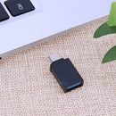 Aluminum Alloy USB3.1 Type-C to USB3.0 OTG Converter Adapter (Black) SN9F