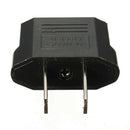 5Pcs European Euro EU to US USA Travel Charger Adapter Plug Outlet Con TWI