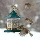 Waterproof Hanging Gazebo Bird Feeder Villa Outdoor Feeding For Garden DecoS Gw