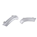 2Pcs Rear View Mirror Indicator Light Lens Cover Left & Right for VW Golf Jetta