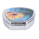1PCS Portable Pill Box Folding Metal Pill Case Medicine Organizer Randomly3C