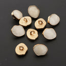 10pcs 12mm marble enamelcovered shank Buttons Metal Shank Buttons for Sewing DIY