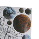 Space Astronaut Wall Stickers Bedroom Living Room Background Home Decorativ@