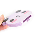 Lovely Cartoon Makeup Mirror Travel Pocket Cosmetic Mirror With Comb Random BX