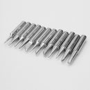 12 pcs Soldering Iron Tips Set For Hakko Atten 900M T 906 909 936 937 JSS Kits
