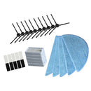 Replacement Accessory Parts for ILIFE Robot Vacuum - 10pcs Side Brush, 5pcs Hepa