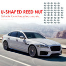 50pcs No.4 U Nuts Car Interior Auto Door Trim Panel Fastener Clip U Type Nuts