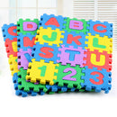 Baby Floor Foam Numbers  36pcs Play DIY Soft Alphabet  Mat