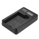 For Canon LP-E8 Camera Battery Charger LCD Display USB Input EOS 550D 600D 650D