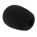 5 Pack 6mm Lavalier Lapel Tie Clip with 5 Pack Windshield Foam Soft Sponge