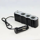 3Way Cigarette Lighter Socket Splitter Power Adapter Dual USB Car Charger DJQ