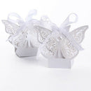 20pcs Sweets candy box Grand butterfly for wedding baptism I7K1
