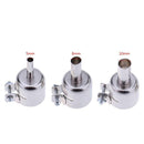 3pcs Stainless Steel Hot Air Nozzles for 858D 878D 898D Soldering Station