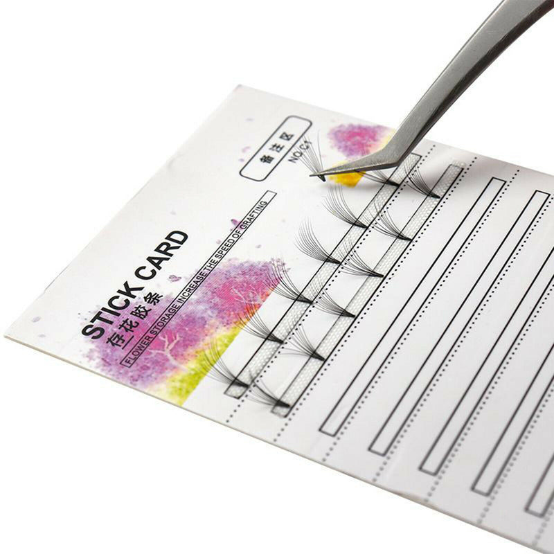 10 Pcs Eyelash Fan Holder Storage Card Premade Fans Volume Lash Storage