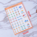 5 Sheets Lovely Paper Stickers For DIY Po Album Scrapbook Calendar Diary  ME
