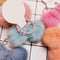 2pcs Candy Color Headband Plush Girls Kid Hair Ties Pompom Lovely Hair Rope