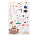 Tokyo daily Decorative Stationery Stickers Scrapbooking DIY Diary Album Label JR