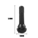 100pcs TR-414 Snap In Rubber Valve Stems TR414 Tubeless Tire Valves with Caps