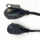 Clip Earpiece Headset PPT For Yaesu Vertex VX-120 VX-127
