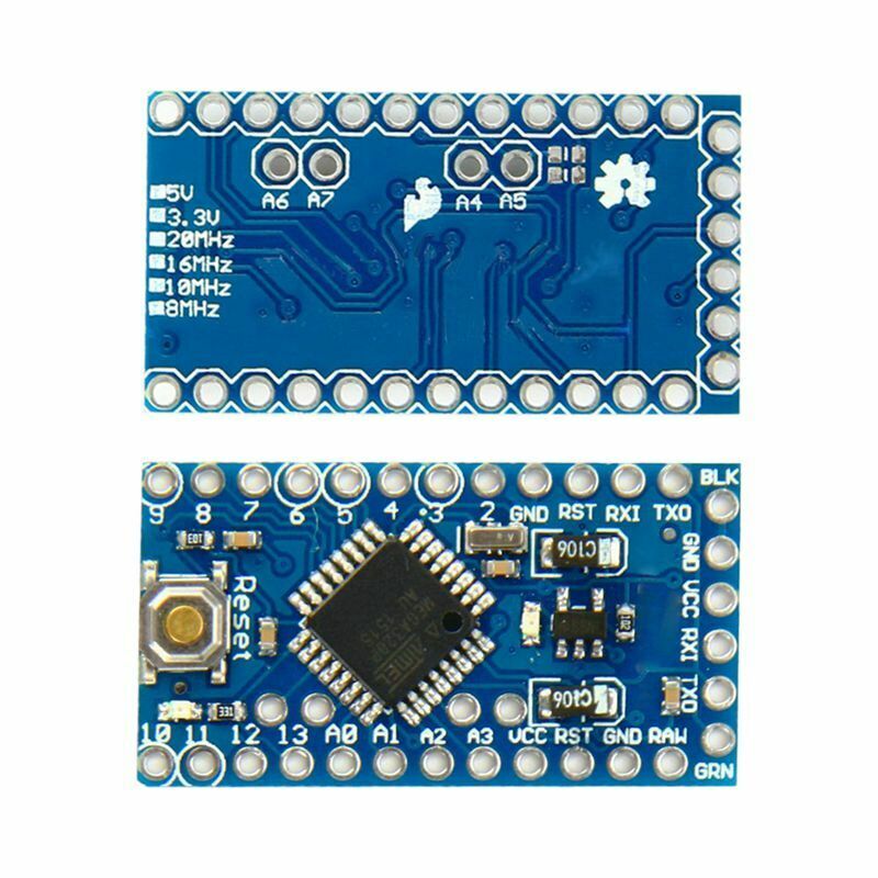 5pc Pro Mini Enhancement ATMEGA328P 16MHz 5V Compatible Arduino PRO Module T3H7