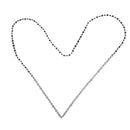 1 Yard Black Round Rhinestone Chain Ribbon Trim DIY Sewing Craft Decoration