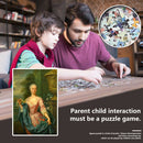 1000pcs Paper Puzzles Jigsaw Women Oil Painting Kids Adults Assemble Toys