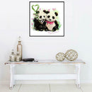 5D DIY Full Drill Diamond Painting Panda Love Cross Stitch Embroidery Kits