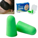 2 Pairs Soft Foam Ear Plugs Tapered Travel Sleep Noise Prevention Earplugs