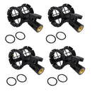 4 Pieces Black Universal