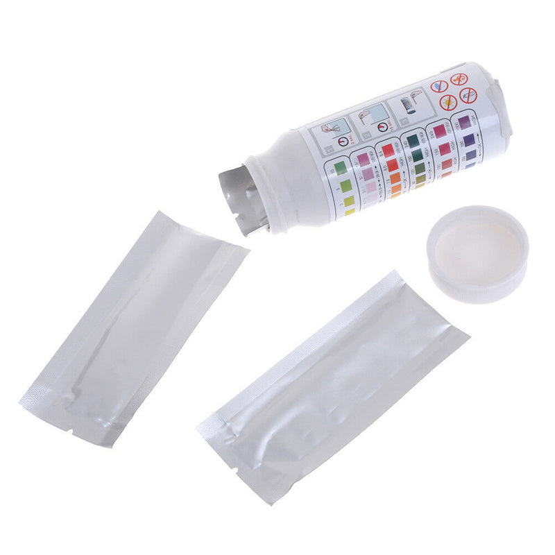 6 in1 swimming pool PH chlorine spa bromine acid test strip cyanuric alkalini Fh