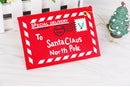 2pcs/Lot Christmas Santa Letter Envelope Greeting Cards Candy Bag Xmas Ornament