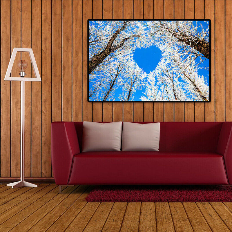 Paper Puzzles 1000pcs Heart Shape Tree Assemble for Adults Kids Jigsaw Toys