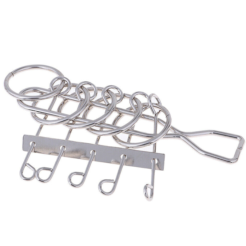 30x Metal Puzzles Chinese Puzzle Game IQ Mind Brain Teaser For Friends Gifts