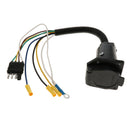 4 Way Flat to 7 Way Round Car Trailer Wiring Adapter Connector Plug Converter