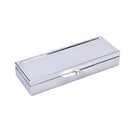 1Pc Travel Metal Pill Box Medicine Drug Vitamin Tablet Organizer Container M&O