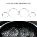 4pcs Dashboard Decoration Frame Auto Car Front Styling Cover for BMW E46