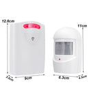 Wireless Driveway Alarm Alert System Security Garage Intruder PIR Sensor