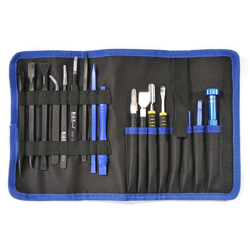 17 in 1 Phone Tablet Repair Tools Kit Dual Ends Spudger Pry Opening Tool A