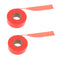 2pcs Flagging Tape for Boundaries and Hazardous Areas - Non-Adhesive Tape,