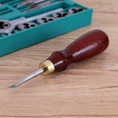 1Piece 1.5mm Leathercraft Edge Beveler Skiving Craft Tool Set Keen for Hand