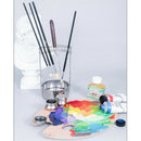 Artist Brush Washer Stainless Steel Cleaner Bath Holder Spring Oil Paiting Tool