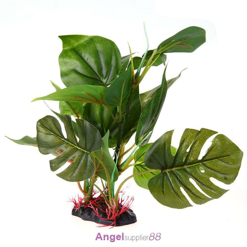 Large Leaf Aquatic Plant Simulation Aquarium Fish Tank Decoration Ornament